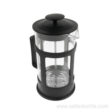 650mL Plastic Bottom Glass French Press Coffee Maker